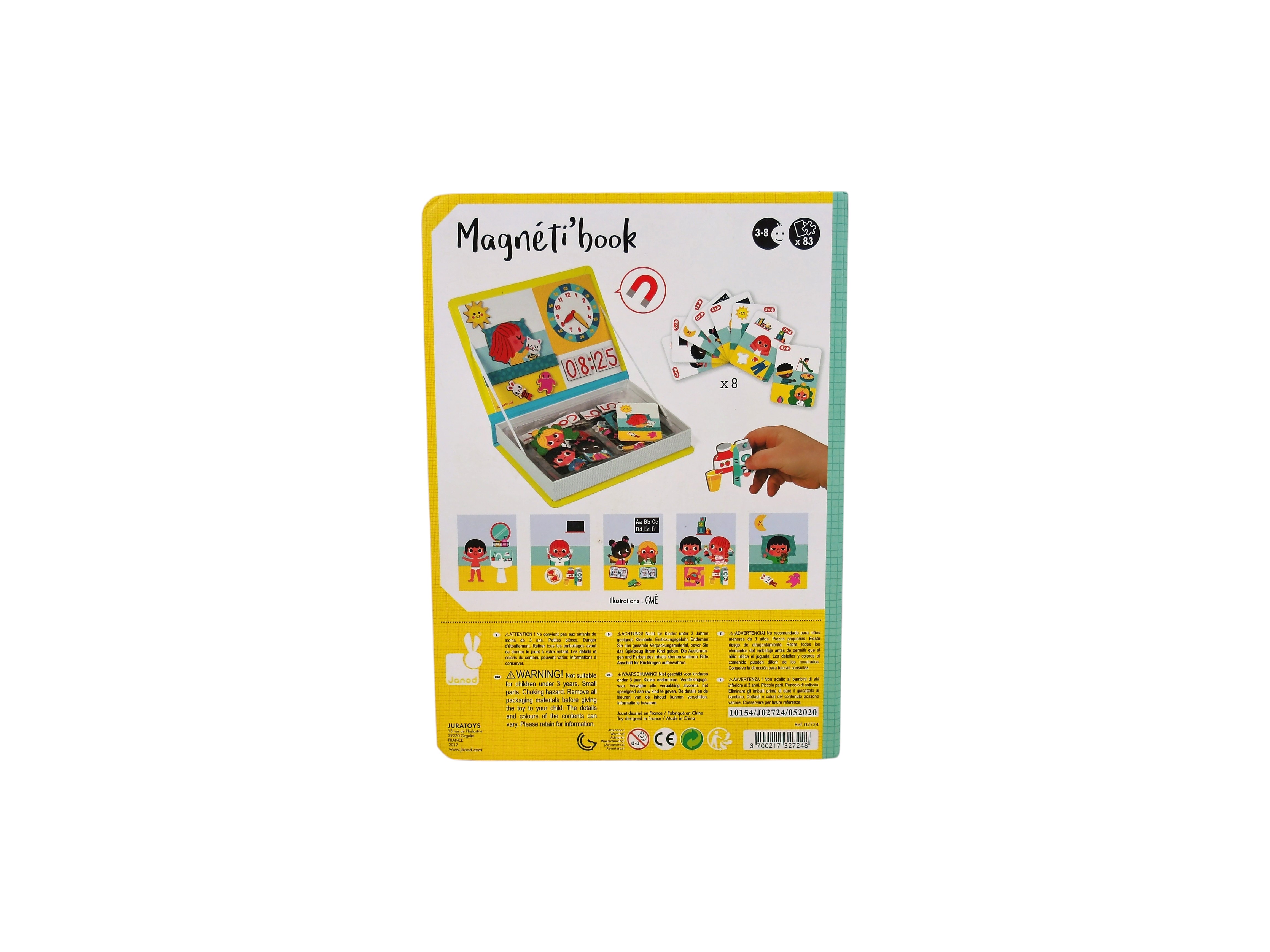 Voir photo 3 de Magnéti'book - J'apprends l'heure- Édition 2017 Magnéti'book - J'apprends l'heure- Édition 2017 Très bon état - Vue 3 -